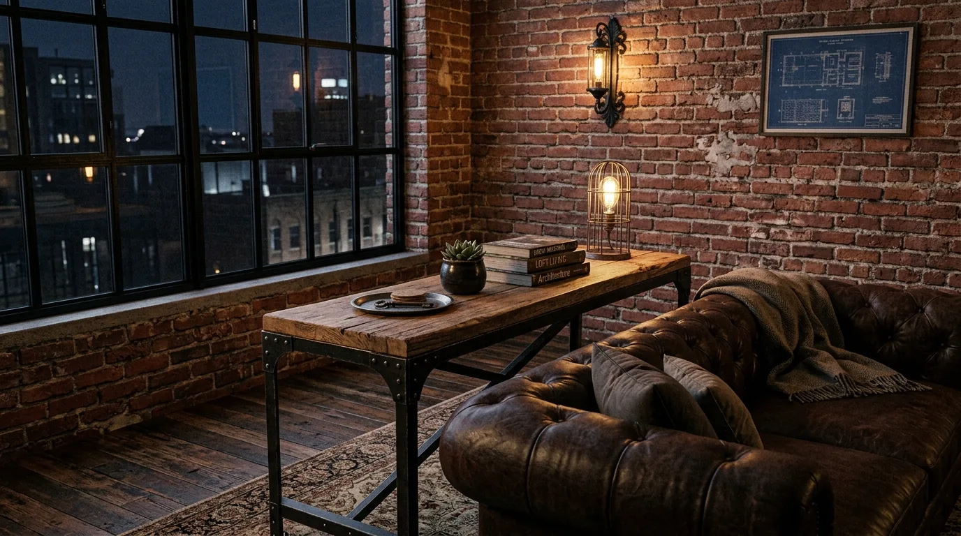 Choose a table with drawers to hide clutter